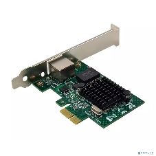 Сетевая карта ORIENT XWT-BM21PE, PCI-Ex1 v1.0а 1xRJ45 1GbE NIC, Broadcom BCM5721 chipset, 1 Гбит/с, 2 планки крепления (31304)