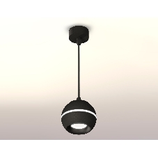 Светильник Ambrella XP1102001 SBK/PBK черный песок/черный полированный MR16 GU5.3 LED 3W 4200K (A2302, C1102, N7011)