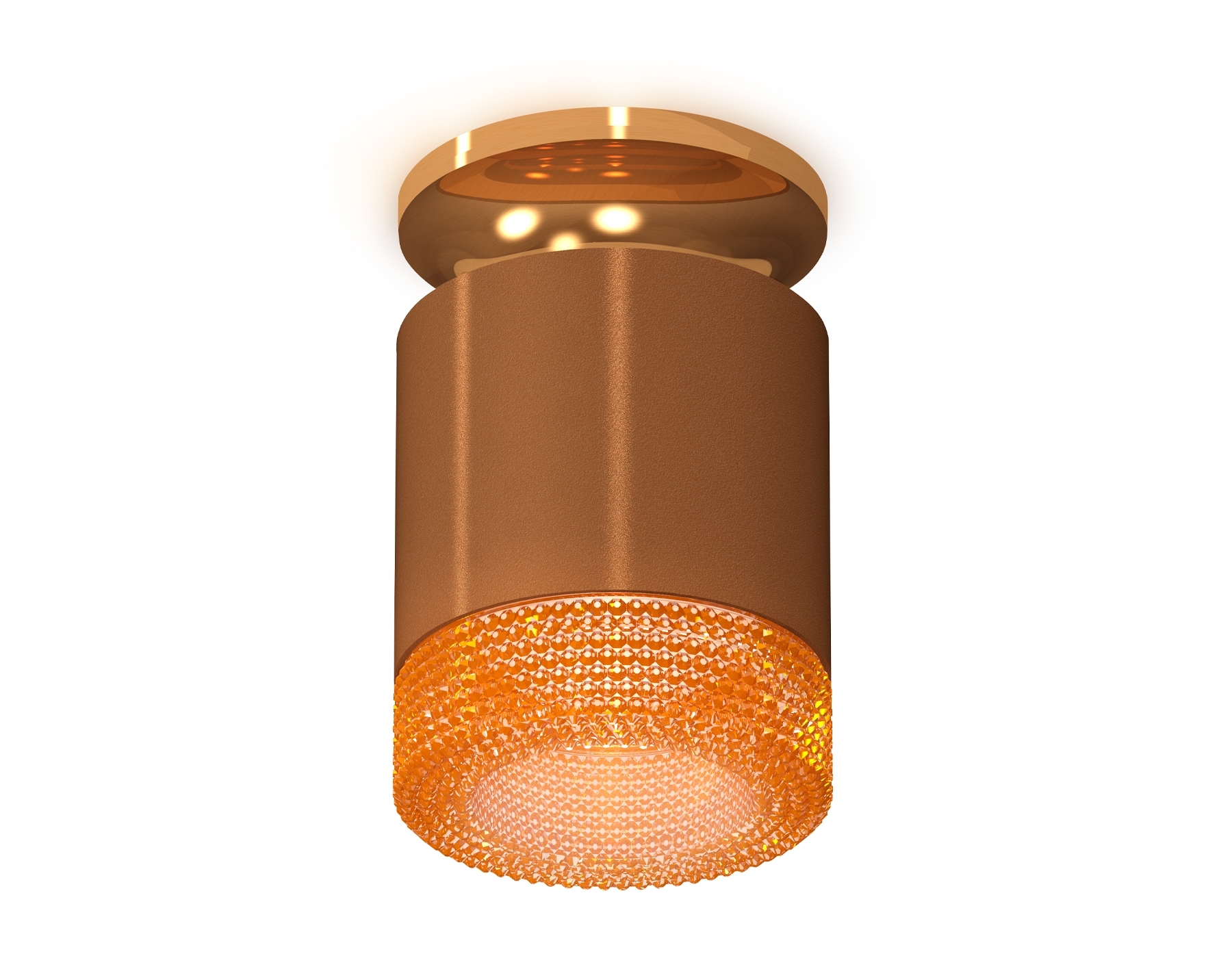 Светильник Ambrella Light XS7404122 SCF/PYG/CF кофе песок/золото желтое полированное/кофе MR16 GU5.3 (N7929, C7404, N7195)