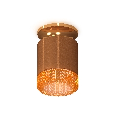 Светильник Ambrella Light XS7404122 SCF/PYG/CF кофе песок/золото желтое полированное/кофе MR16 GU5.3 (N7929, C7404, N7195)