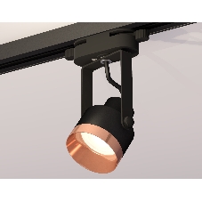 Светильник Ambrella light XT6602045 PBK/PPG черный полированный/золото розовое полированное MR16 GU10 (C6602, N6135)