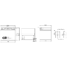 Аккумулятор WBR GP12400