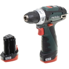 Аккум.дрель METABO PowerMaxx BS (600079550)2х2А·ч в сумке