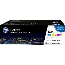 Картридж лазерный комплект HP CF373AM голубой/пурпурный/желтый для CLJ CP1215/1515 3 х 1400 стр.
