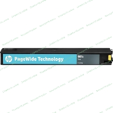 Картридж струйный HP 981A голубой для HP Color PageWide Ent Flow MFP 586, 566 6000 стр.