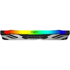 Оперативная память Kingston Fury Renegade, DDR5, 16Gb (1x16Gb), 6400MHz, CL32, DIMM, с радиатором, RGB, серебристый/черный