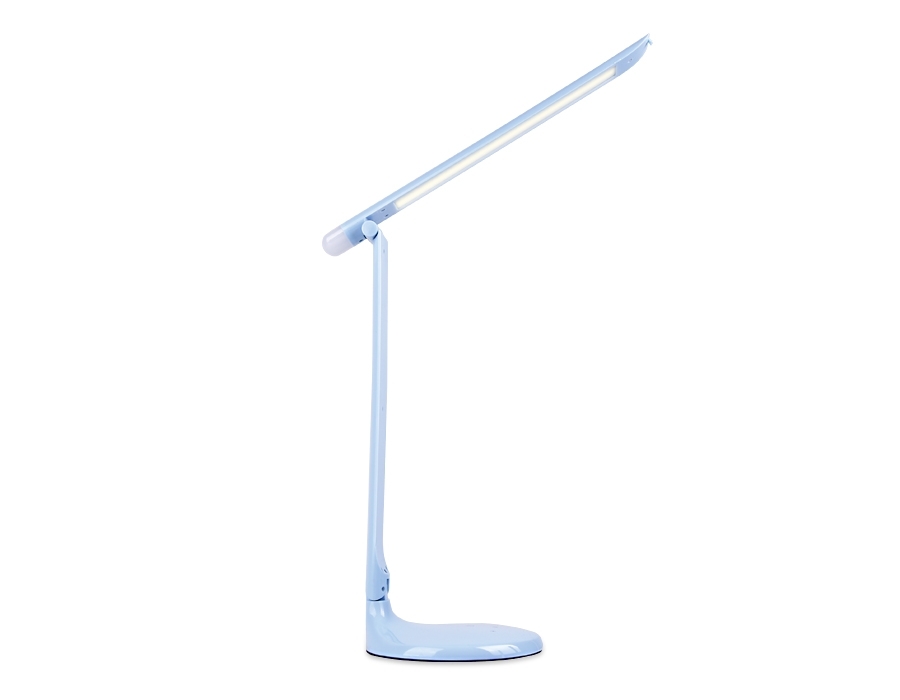 Настольная светодиодная лампа с ночником Ambrella light DE550 BL голубой LED 3000-6400K 8W