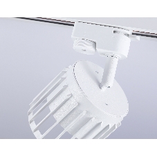 Трековый однофазный светильник Ambrella light GL5348 WH белый GX53 D100*80