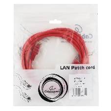 Патч-корд UTP Cablexpert cat.5e, 2м, литой, многожильный, красный