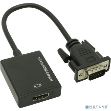 Конвертер Espada VGA + 3,5мм audio jack to HDMI, HCV0201 (44083)