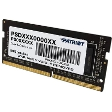 Оперативная память Patriot Signature, DDR4, 4GB (1x4 GB), 2666 MHz, CL19, SO-DIMM