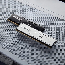 Оперативная память Kingston Fury Beast, DDR5, 128Gb (4x32GB), 5200MHz, CL40, DIMM, радиатор, белый