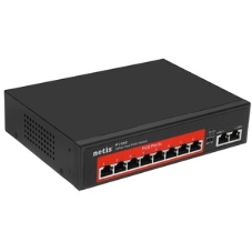 Коммутатор Netis P110C 10-портовый PoE+ коммутатор Fast Ethernet/8*PoE+ 2 порта 802.3af/802.3at