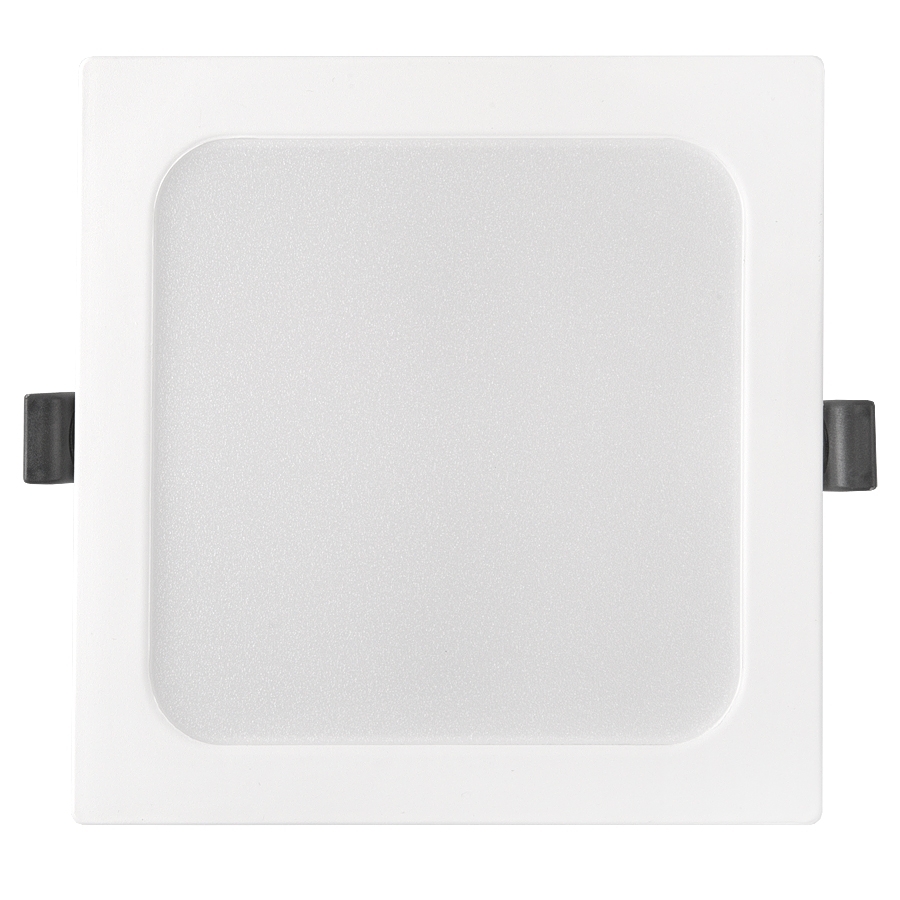 Светильник встраиваемый LED квадрат 12Вт 4500К 145мм белый пластик IP40 General GLP-SW3-12BT-145-4