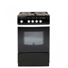 Плита электрическая De Luxe 5004.12э черный, конфорок 4 шт, духовка 46 л, 50 см x 85 см x 50 см