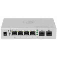 Коммутатор SNR SNR-S1904GP-2S, 1 Гбит/с, количество портов 4 шт, (L2)