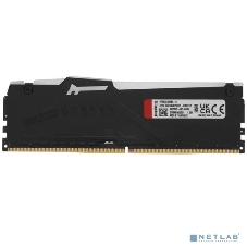 Оперативная память Kingston Fury Beast, DDR5, 8GB (1x8GB), 5200MHz, CL40, DIMM, с радиаторами, RGB, черный