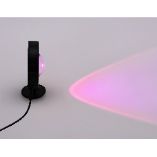 Атмосферная светодиодная настольная лампа Ambrella light DE8383 BK черный LED RGB 3W (ПДУ RGB)