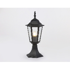 Светильник Ambrella light ST2023 BK/CL черный/прозрачный IP54 E27 max 40W D150*400