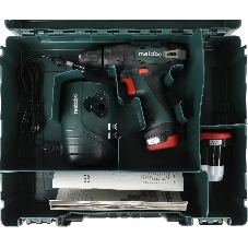 Дрель-шуруповерт Metabo PowerMaxx SB, 10,8 В, 2 Ач, 34 Нм, щеточный, ударный