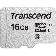 Флеш карта microSD 16Gb Transcend microSDHC Class 10 UHS-1 U1, (без адаптера), TLC