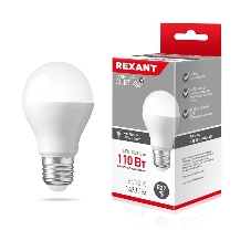 Лампа светодиодная Rexant груша A60 15,5 Вт E27 1473 лм 6500 K холодный свет