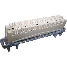 Плинт Lanmaster TWT-LSA10P-DIS-5E 10 пар LSA-PROFIL размык. ABS пластик