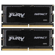 Оперативная память Kingston Fury Impact, DDR5, 64GB (2x32GB), 4800MHz, CL38, SO-DIMM