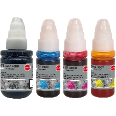 Чернила Cactus CS-GI-490SET (1х135 мл, 3х70 мл) голубой/пурпурный/желтый/черный набор 4x345мл для Canon PIXMA G1400/G1410/G1411/G2400/G2410/G2411/G3400/G3410/G3411/G4400/G4410/G4411