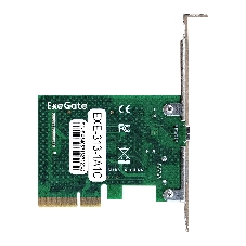 Контроллер ExeGate EXE-313-1A1C (PCI-E x4 v3.0, USB3.2 Gen2 1xType-A + 1xType-C ext., SuperSpeed+ скорость до 10 Гбит/с, разъем доп.питания, ASMedia Chipset ASM3142)