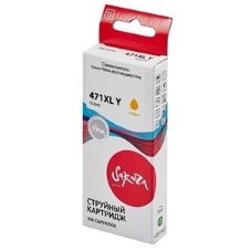 Картридж струйный Sakura 0349C001 (471XL Y) для Canon, желтый, 10,8 мл., 680 к.