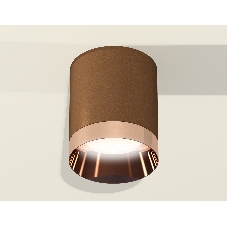 Светильник Ambrella Light XS6304012 SCF/PPG кофе песок/золото розовое полированное MR16 GU5.3 (C6304, N6135)
