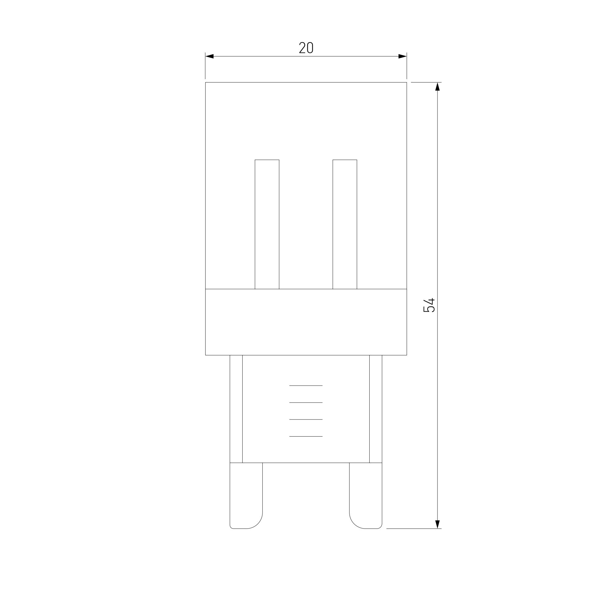 BLG903 / Светодиодная лампа G9 LED BL109 9W 220V 3300K