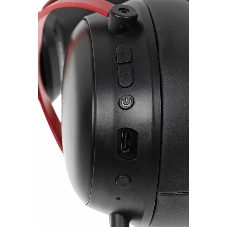 Гарнитура Acer OHR401 чёрный, беспроводная + проводная, USB/Bluetooth/mini jack 3.5 мм, до 55 ч, подсветка