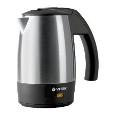 Чайник электрический Vitek VT-1154 SR 0.5л. 1000Вт серебристый/черный (корпус: металл)