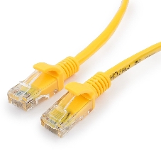 Патч-корд UTP Cablexpert cat.5e, 2м, литой, многожильный, желтый