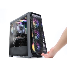 Компьютерный корпус ZALMAN N5 MF, ATX, черный, WINDOW, 1x5.25