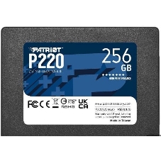 Накопитель SSD Patriot P220, 256Gb, SATA-III, 2.5