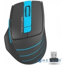 Мышь беспроводная A4Tech Fstyler FG30 серый/синий, 2000 dpi, радиоканал, USB, кнопки - 5