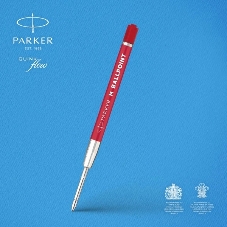 Стержень шариковый Parker QuinkFlow Basic Z09 (CW2166545) M 1мм, красные чернила, блистер (2шт)