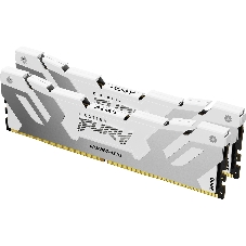 Оперативная память Kingston Fury Renegade, DDR5, 64Gb (2x32Gb), 6400MHz, CL32, радиатор, белый