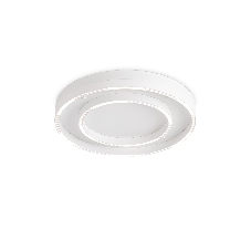 Потолочный светодиодный светильник Ambrella light FL5821 WH белый 55W 3000K/4200K/6400K D600*75 (без ПДУ)