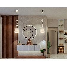 Светильник Ambrella light LH75405 GD/GR золото/серый E14 max 40W 180*1445