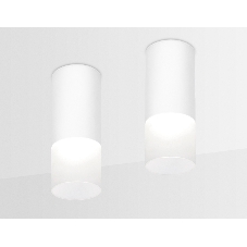 Светильник Ambrella light TN230 WH/S белый/песок LED 4200K 5W D60*150