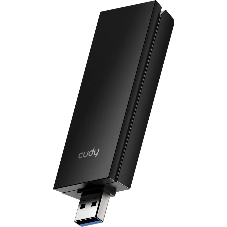 Сетевой адаптер Wi-Fi Cudy WU6500 BE6500 USB 3.0 (ант.внеш.несъем.) 2ант.