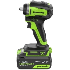 Гайковерт Greenworks G24IW200 аккум. патрон:квад.3/8