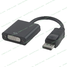 Переходник DisplayPort - DVI Cablexpert A-DPM-DVIF-002, 20M/19F, черный, пакет