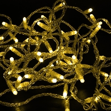 Гирлянда Neon-night Нить 10м, постоянное свечение, прозрачный ПВХ, 24В, желтый