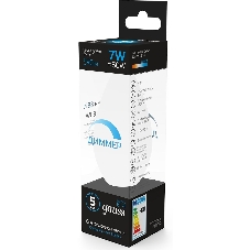Лампа светодиодная Свеча Gauss 7W 590lm 6500К E14 диммируемая LED