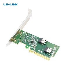 Адаптер для SSD PCIe x8 to Two SlimSAS SFF-8654 4i Adapter